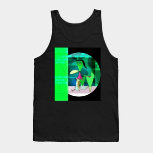 Abstract Stand Up Comedian Tank Top